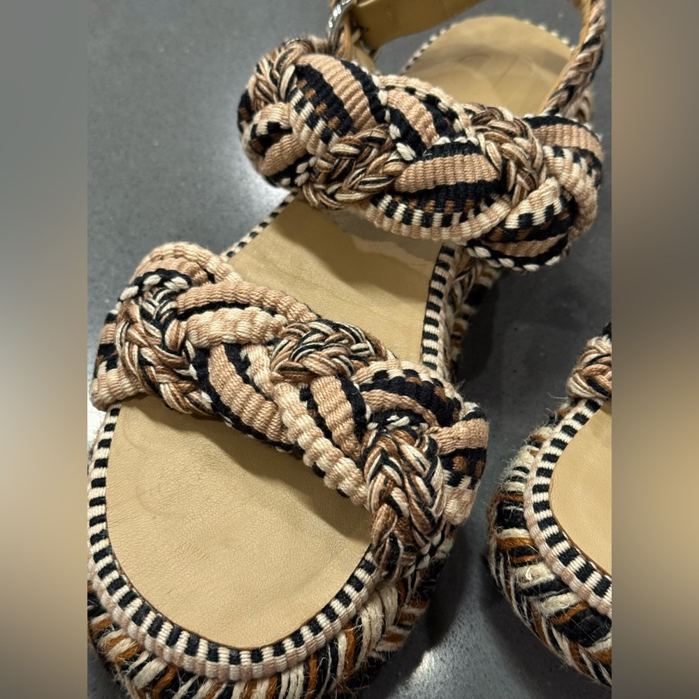 AMAMBAIH Maria Flatform Sandal in Sand Size 37 US 7 - Picture 4 of 15